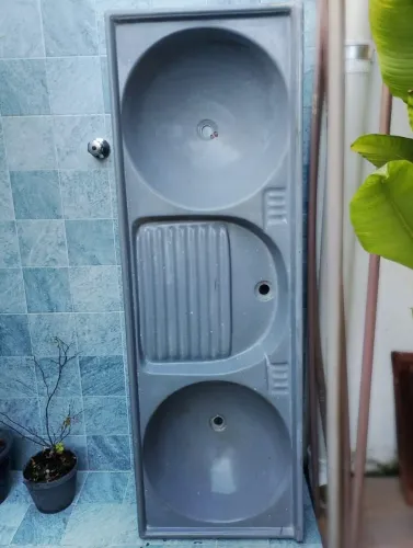 Tanque / Pia dupla para área de serviço ? 1,50 m