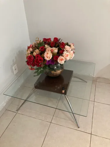 Mesa de centro vidro