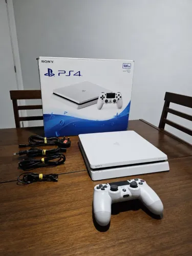 Playstation 4 Slim Branco - 500 GB - 13.02