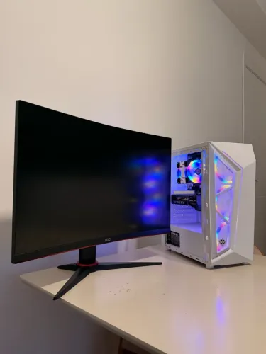 Computador Gamer Led + Monitor 240Hz