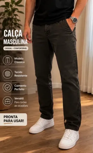 4 calças masculino Tamanho 44 por $1.147
