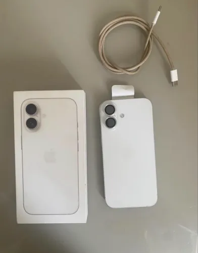 ? iPhone 16 256GB BRANCO - Comprado na loja da Apple / PRA SAIR HOJE ?