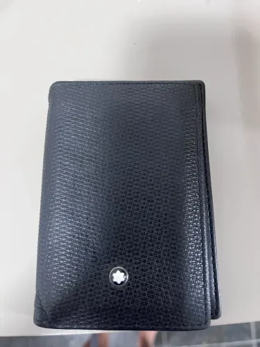 Porta cartões Montblanc. Usado como carteira. Orininal