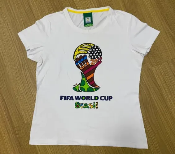 Camisa Oficial Copa Do Mundo 2014 Brasil Tam G