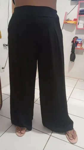 Calça pantalona preta 