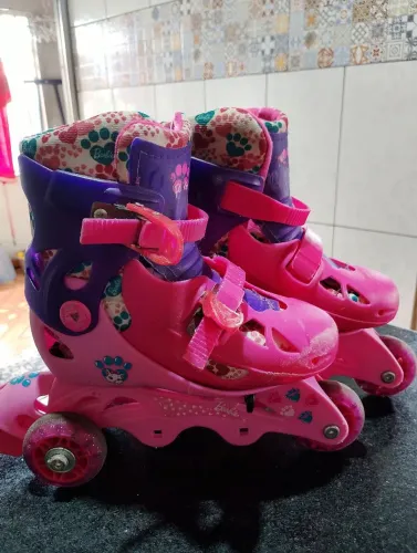 Patins infantil feminino