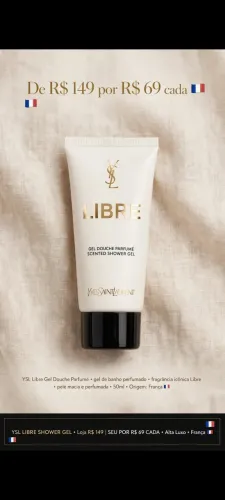 YSL LIBRE GEL DOUCHE PARFUME SCENTES SHOWER GEL