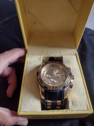 Relógio Invicta Pro Diver 22346 Dourado Cronógrafo Original com Caixa