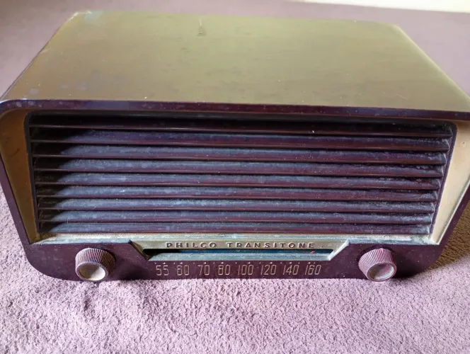 Rádio antigo PHILCO MODELO 540 transitone  ler a descrição 