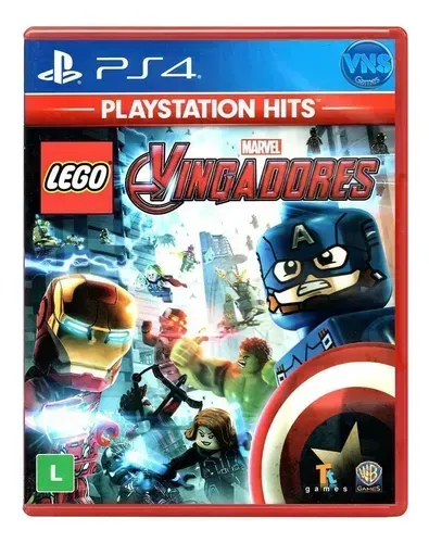 Lego vingadores ps4 mídia fisica