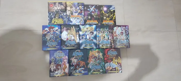 Coleção completa de DVDs ômega cavaleiros do zodíaco
