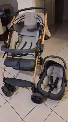 CARRINHO BURIGOTTO RIO K + BEBÊ CONFORTO | APENAS 6 MESES DE USO