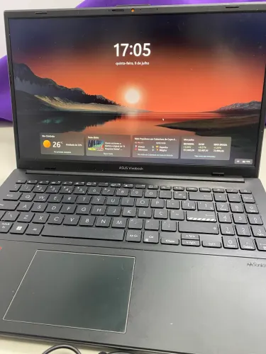 Notebook ASUS Vivobook 15 AMD Ryzen 5, 8GB RAM, 512 GB SSD, Windows, Preto