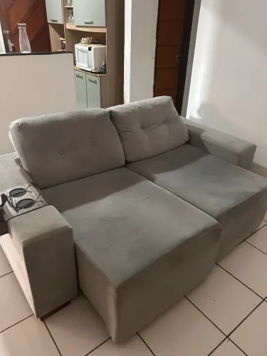 Sofá retrátil dois lugares
