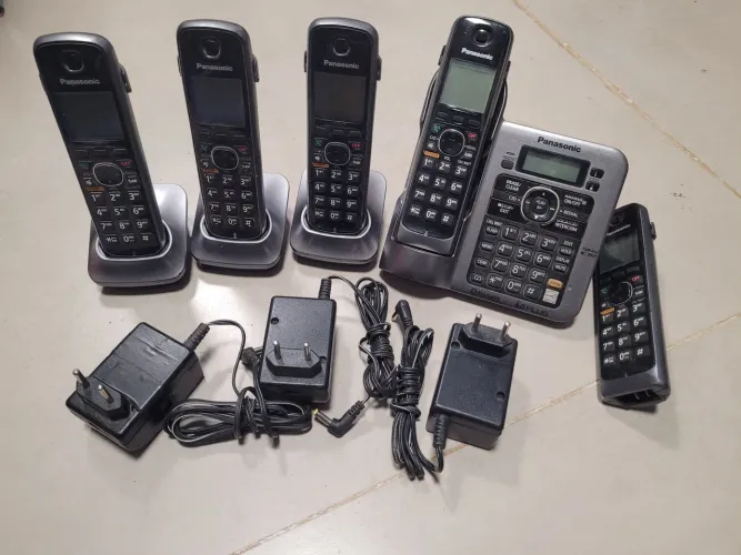 Telefone sem fio Panasonic + secretária 
