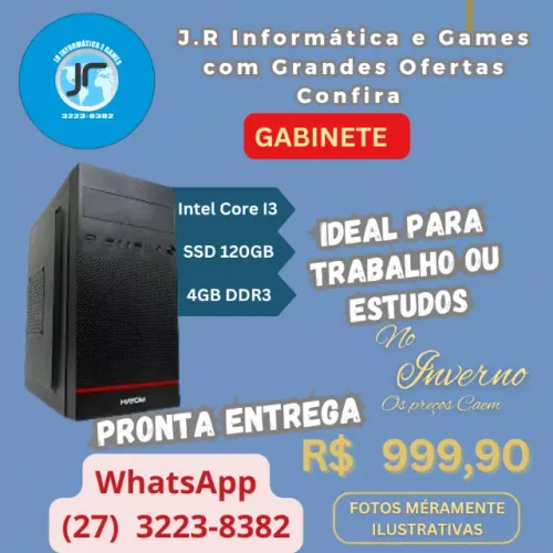 Super Ofertas em Computadores - PCs Intel Core i3!