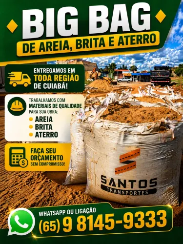 Areia e brita 