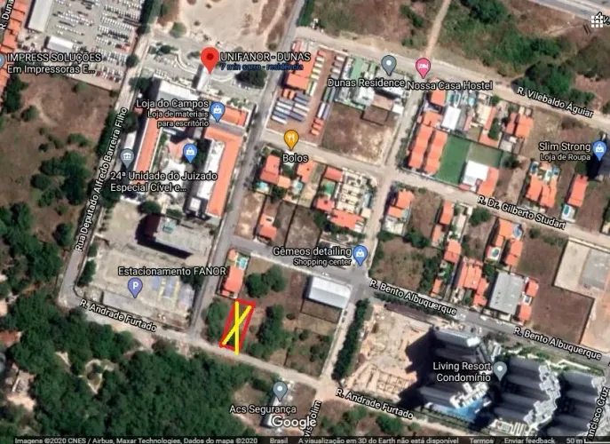 Terreno à venda, 500 m² por R$ 450.000,00 - Dunas - Fortaleza/CE