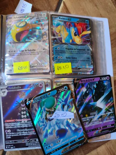 5 cartas Full art/ raras / V pokémon