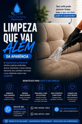 HIGIENIZAÇÃO DE ESTOFADOS/AUTOMOTIVA