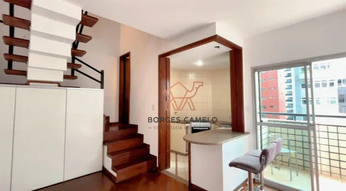 Apartamento Duplex com 1 quarto | Lourdes