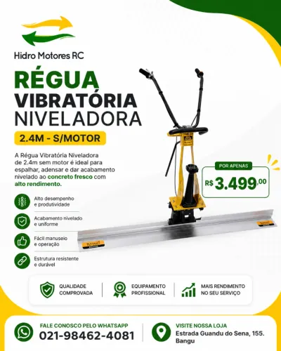 RÉGUA VIBRATÓRIA