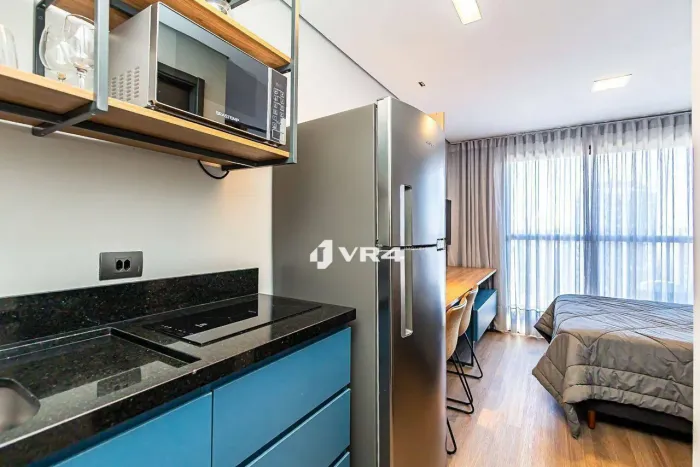 Studio mobiliado para alugar por R$ 2.250/mês - Água Verde - Curitiba/PR