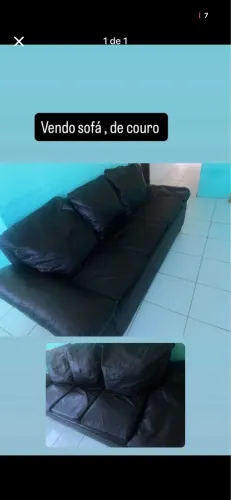 Sofá marrom 