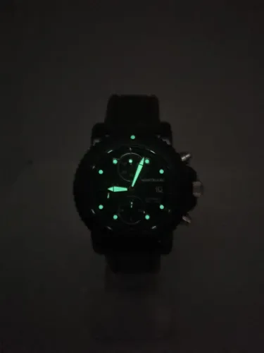 RELÓGIO MONTBLANC SPORT CHRONOGRAPH AUTOMATIC 200M BLACK DLC 44MM