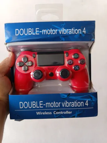 Controle Vermelho para PS4, PC, TV e Celular - FRETE GRATUITO
