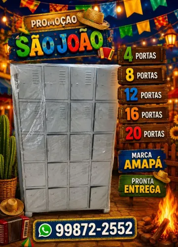 Armários de vestiários 4 8 12 16 20 portas novos promoção de São João 