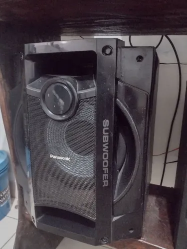 Par de caixas suwoofer Panasonic estado de novas 