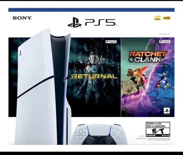 Playstation 5 slim 1TB com leitor de CD acompanha 3 Jogos