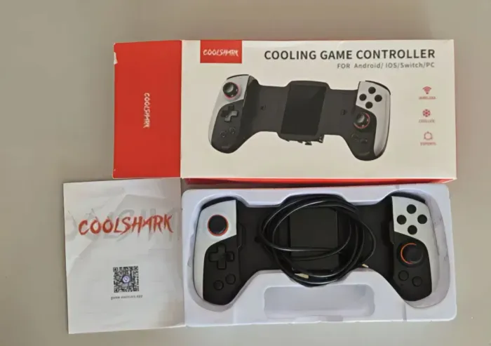Gamepad controle Bluetooth Sem Fio Jk02 c/placa Resfriamento