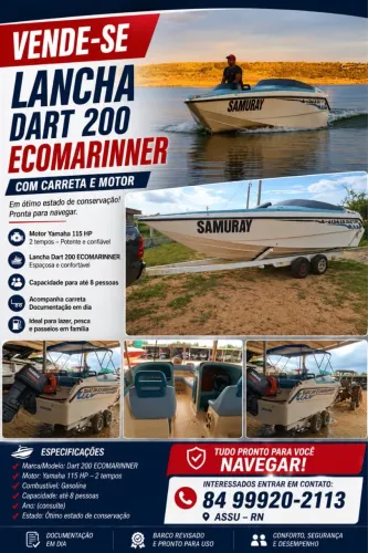 LANCHA DART 200 ECOMARINNER
