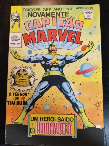 Capitão Marvel - Edições Gep No 2: Um Heroi Holocausto 1969