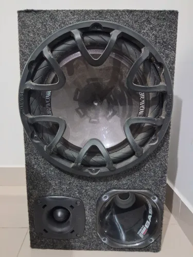 CAIXA DE SOM C/TRIO BRAVOX P/VENDA