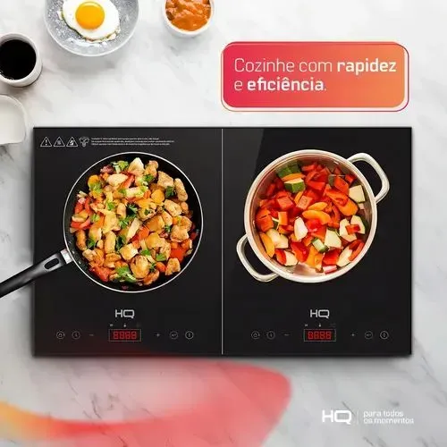 Fogão Indução Cooktop 2 bocas