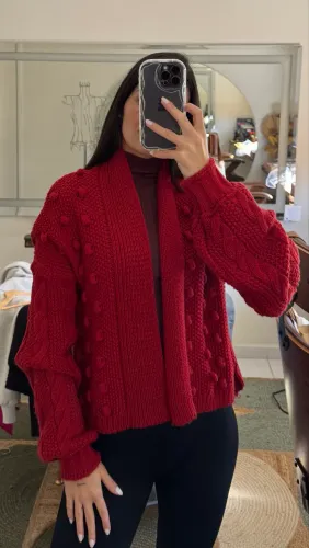 Tricot vermelho 