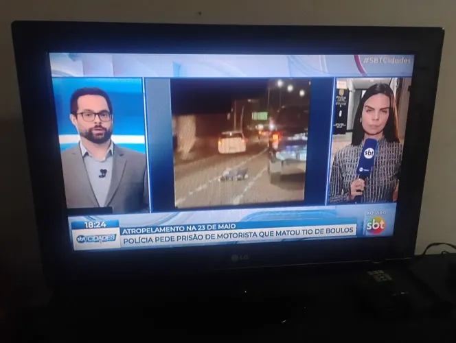 Televisão LG 32 polegadas com aparelho