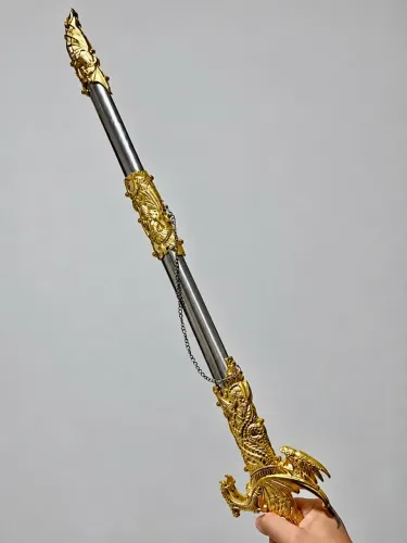 Espada de aço (não corta)