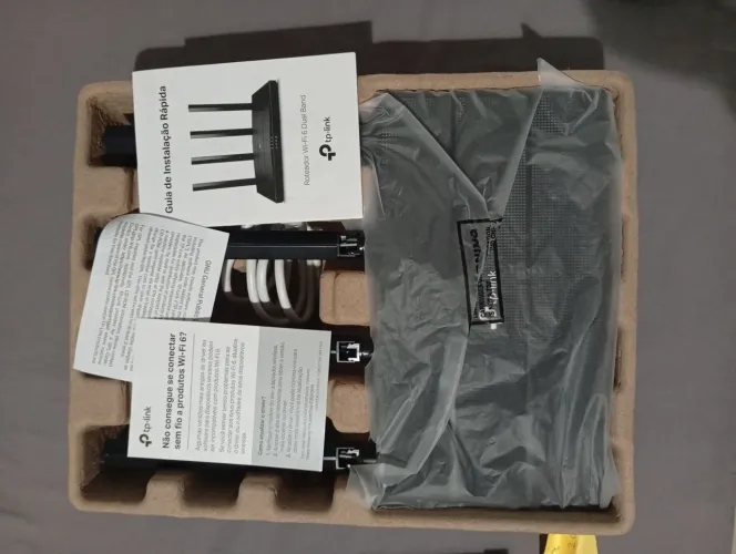 Modem, roteador. Ax-12 TP-Link. (NUNCA USADO)