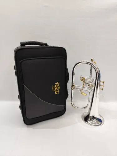Flugelhorn Tokai TFH-400PG Sib - Prata c/ Dourado - NOVO