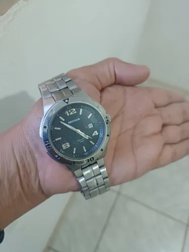 Relógio seculus de aço