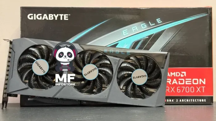 Placa de Vídeo RX 6700 XT 12GB Gigabyte Eagle (HDMI off)