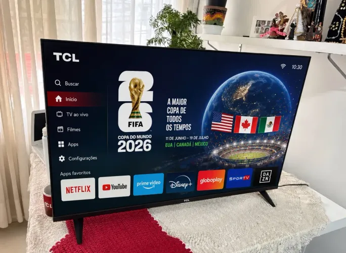 Smart TV TCL 43 Polegadas, Vários Aplicativos. Modelo NOVO.