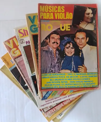 Revistas Para Violão, Guitarra, e Cavaquinho Kit 