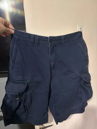 bermuda cargo polo ralph lauren azul-marinho M