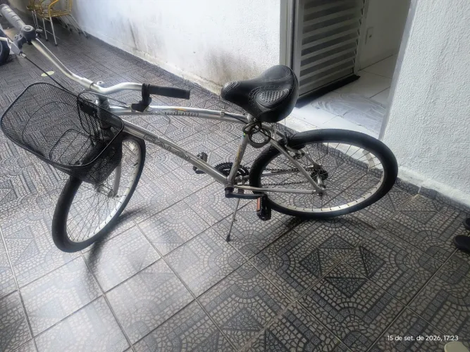 Bicicleta caiçara aro 26 sem marcha