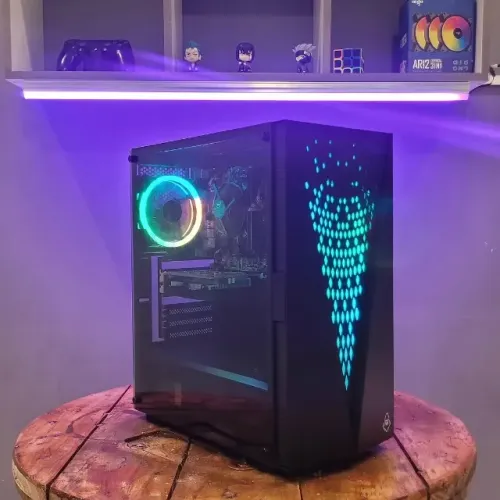 PC Gamer I3 7100, RX 550 2GB, 12GB RAM, SSD 240GB, H110, Fonte 500W